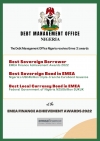 The Debt Management Office Nigeria receives Three (3) Awards