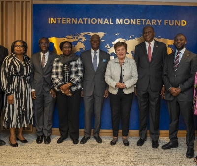 The Director-General, Patience Oniha, at the IMF Annual Meetings which held in Washington DC from October 21-26, 2024