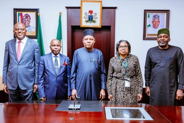 Vice President Kashim Shettima inaugurates the Supervisory Board of the DMO at the Presidential Villa, Abuja - February 5, 2025.